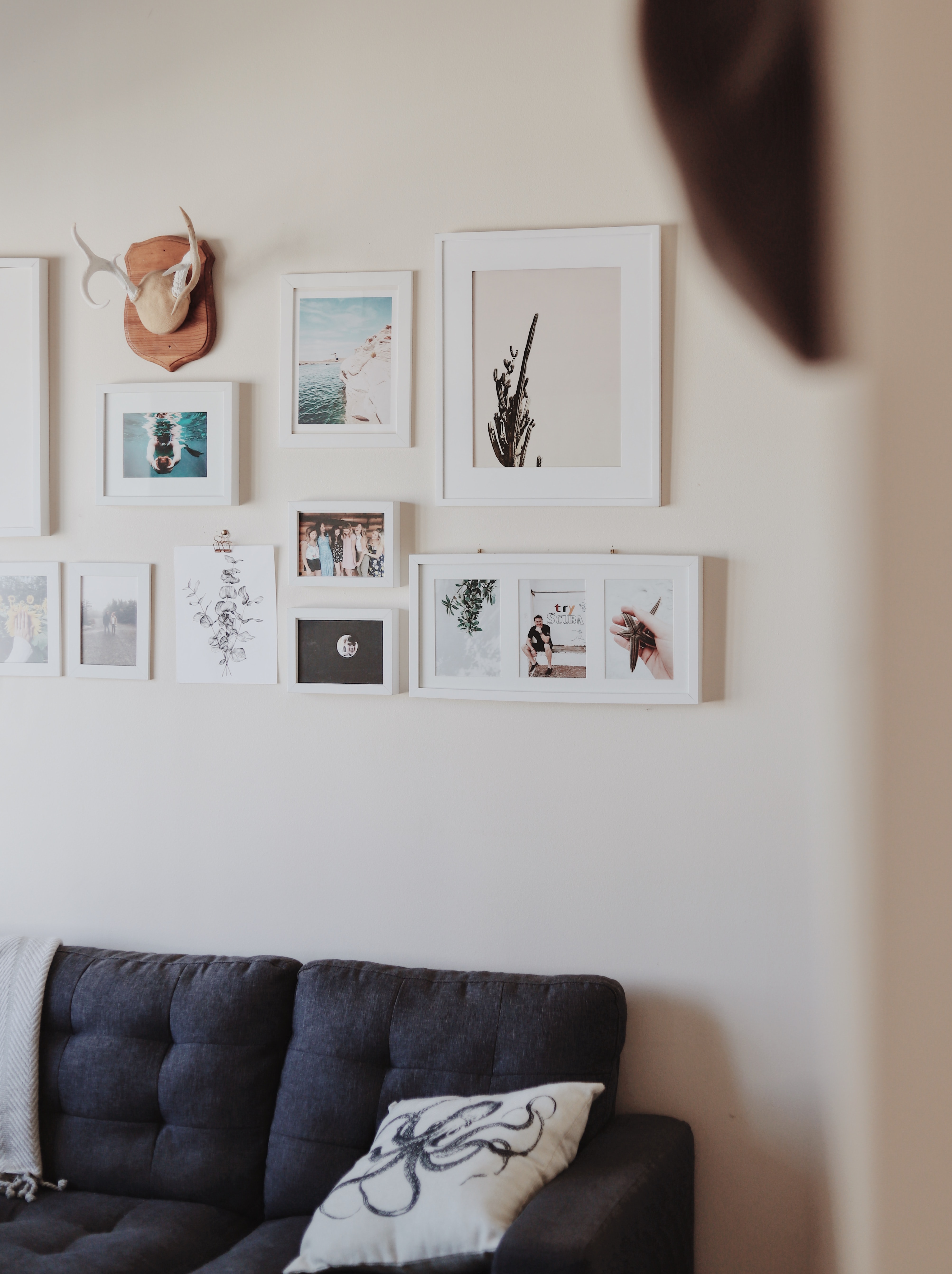 How To Create A Gallery Wall in Your Home, A Blissful Nest