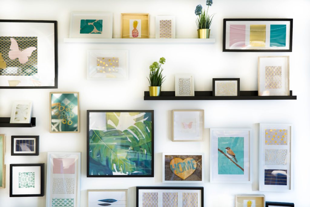 creating a gallery wall