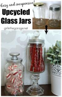 Glass jars - beautiful recycling item