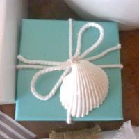 Gift wrapped using shell