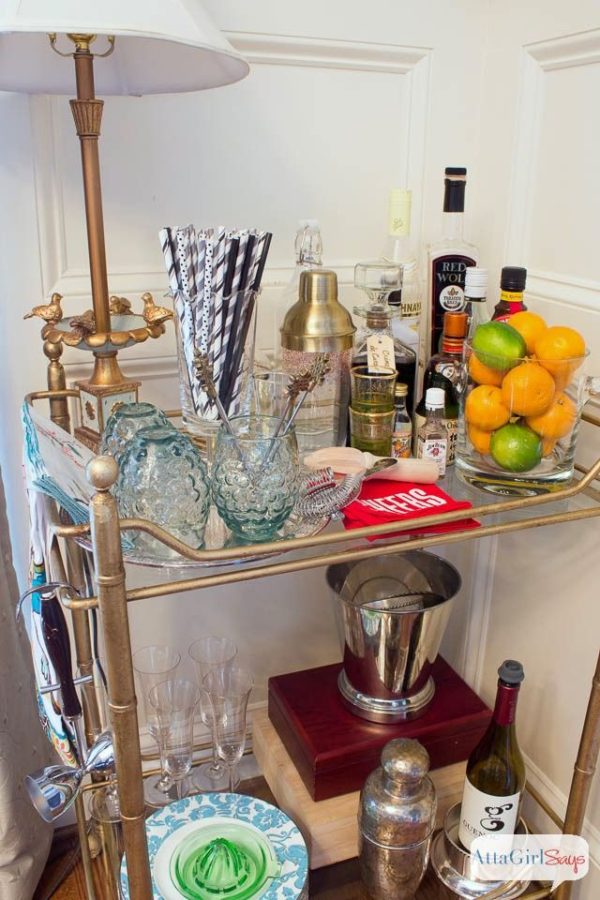 How To Style a Bar Cart 6 Easy Tips For Styling The Perfect Bar Cart
