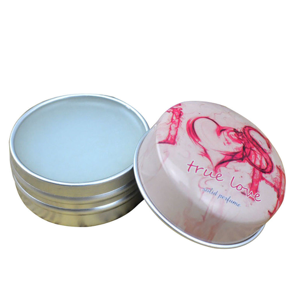 Cream perfume tin