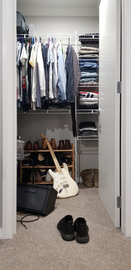 self-installed closet system