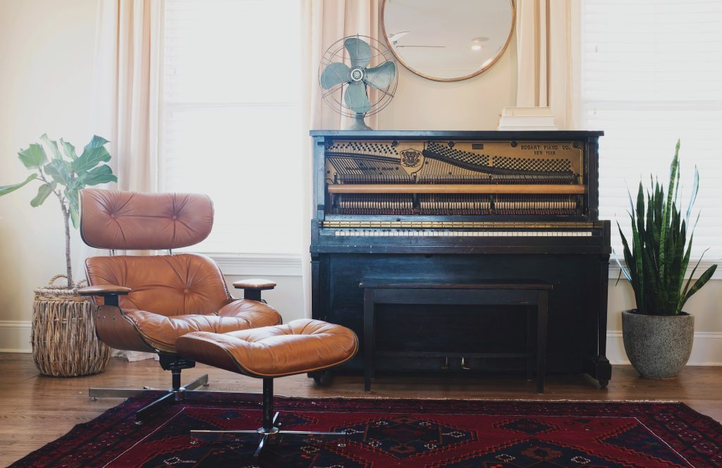 comfortable chair listening room