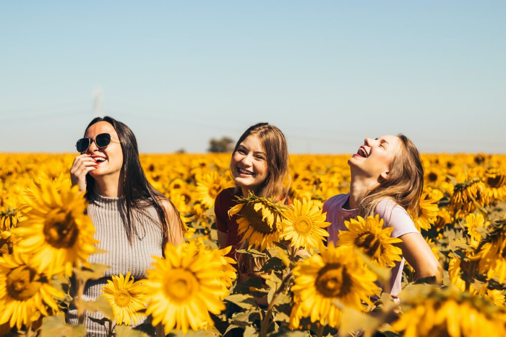 happy girls