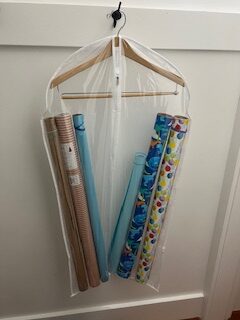 gift wrap storage