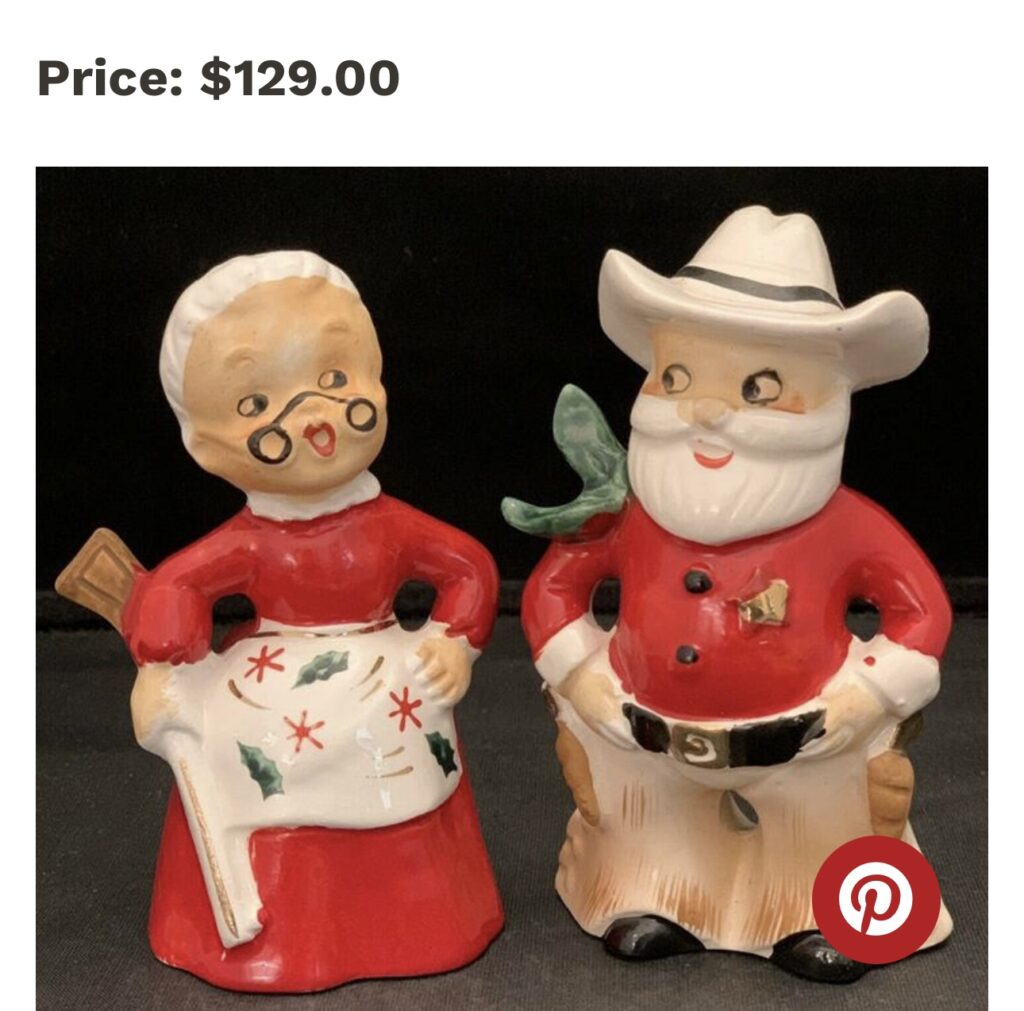 Highest priced salt and pepper shakers